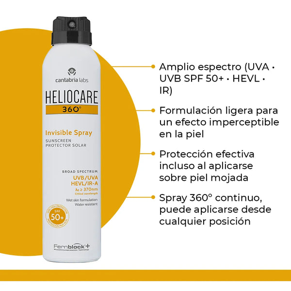 Cantabria Heliocare 360 Invisible Spray SPF50+ x 200 ml