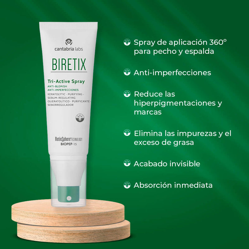 Cantabria Biretix Tri Active Spray Anti-Imperfecciones - Cantabria