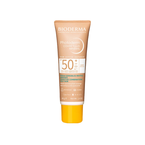 Bioderma Photoderm Cover Touch Mineral Tono Dorado x 40 g
