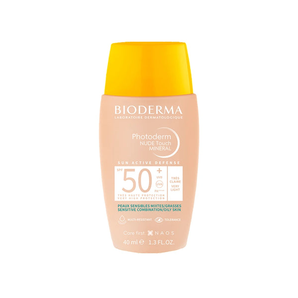 Bioderma Photoderm Nude Touch Mineral Tono Muy Claro x 40 ml