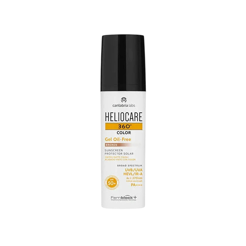 Cantabria Heliocare 360 Gel Oil Free Toque Seco Tono Bronze SPF50 x 50 ml - Cantabria - Cantabria