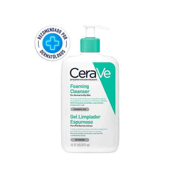 Cerave Gel Limpiador Espumoso x 473 ml