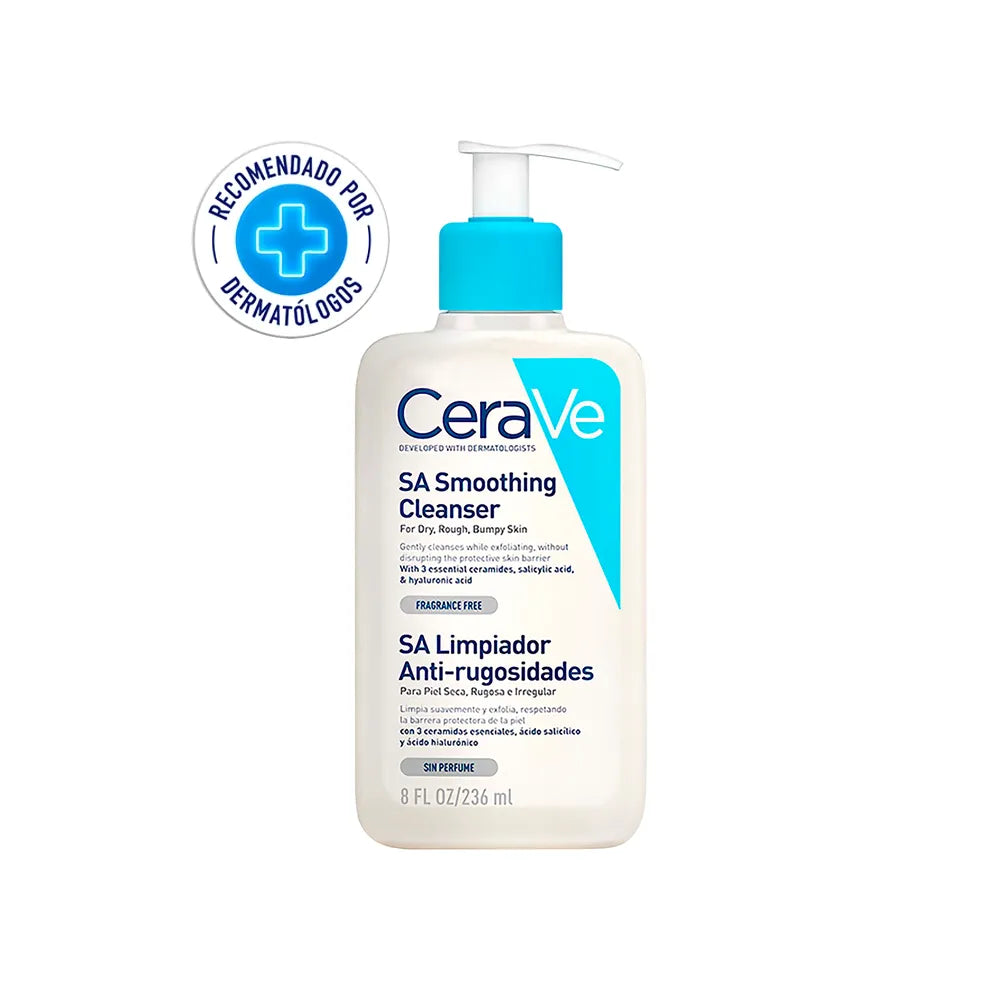 Descubre el Cerave SA Limpiador Anti-Rugosidades de 236 ml