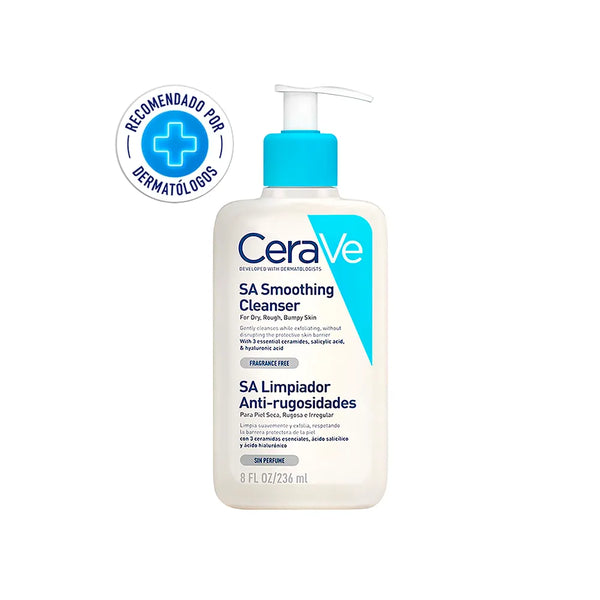 Descubre el Cerave SA Limpiador Anti-Rugosidades de 236 ml