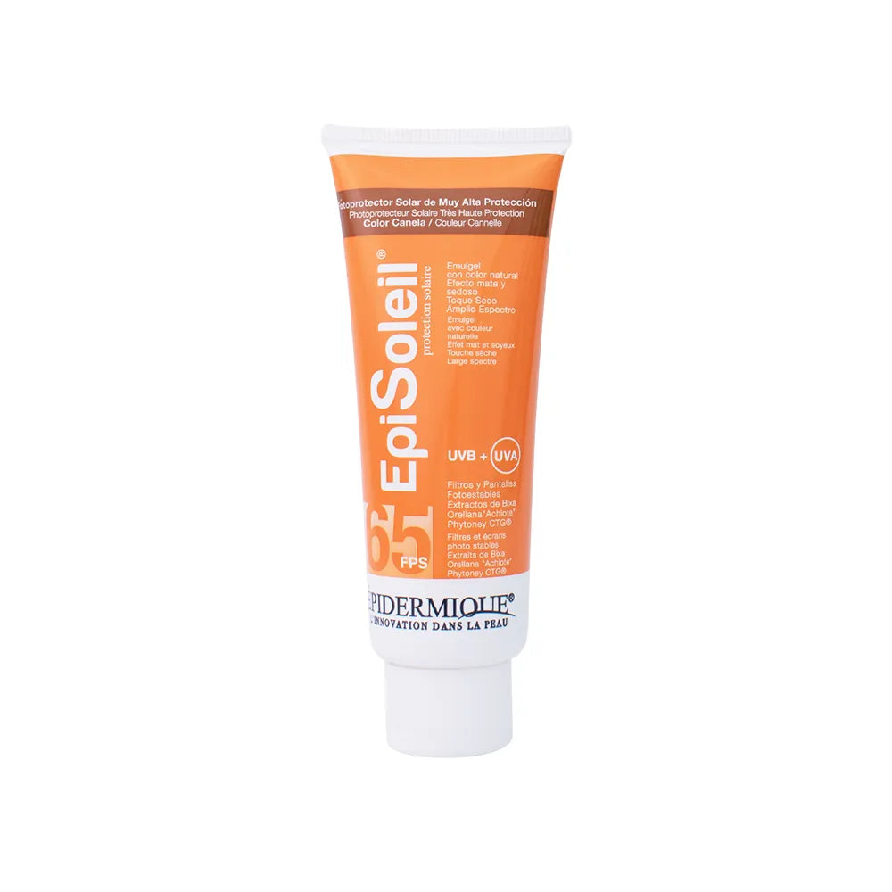 Epidermique Episoleil Protector Solar Emulgel SPF65 Tono Canela x 70 g