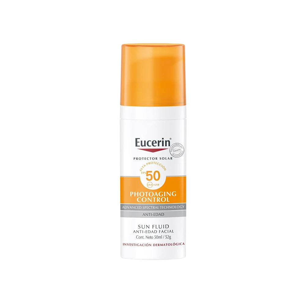 Eucerin Protector Solar Photoaging Control Antiedad Sin Color x 50 ml - Eucerin - Eucerin