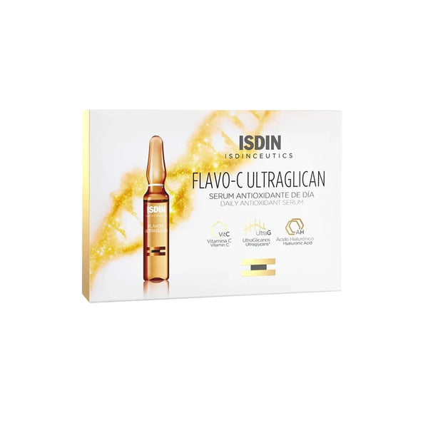 Isdin Flavo-C Ultraglican Serum Antioxidante x 10 Ampollas