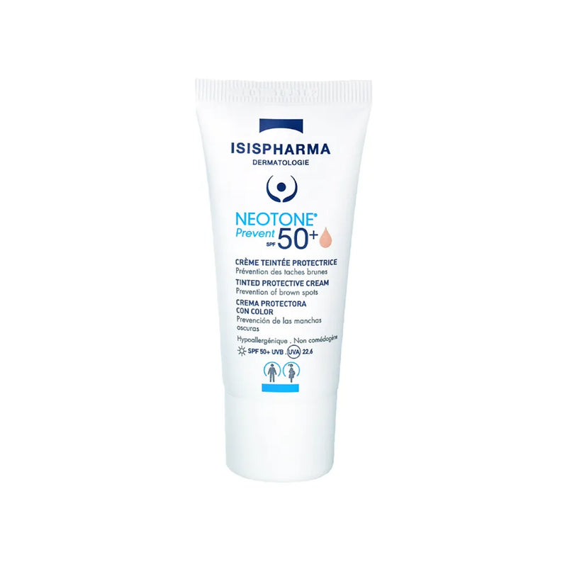 Isispharma Neotone Prevent Crema Protectora Tono Medio x 30 ml - Isispharma