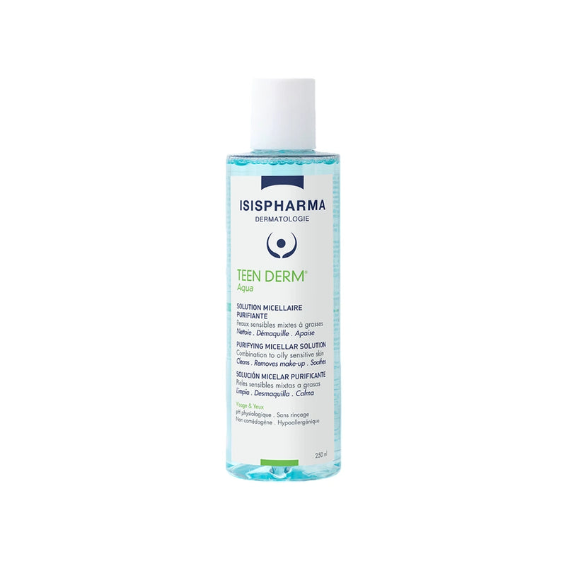 Isispharma Teen Derm Aqua Solucion Micelar Purificante x 250 ml - Isispharma