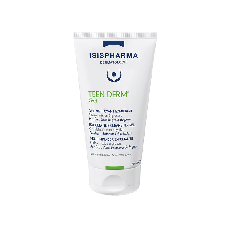 Isispharma Teen Derm Gel Limpiador Exfoliante x 150 ml - Isispharma