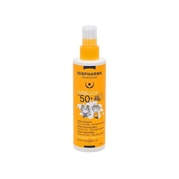 Isispharma Uveblock SPF50+ Kids Spray - Protección solar infantil