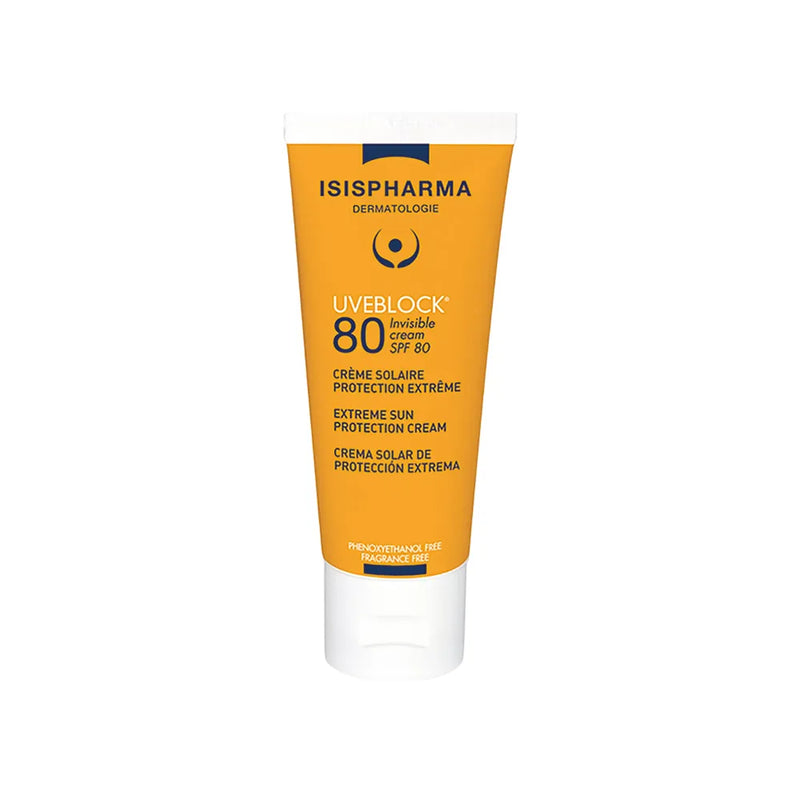 Isispharma Uveblock SPF80 Invisible Cream x 40 ml - Isispharma