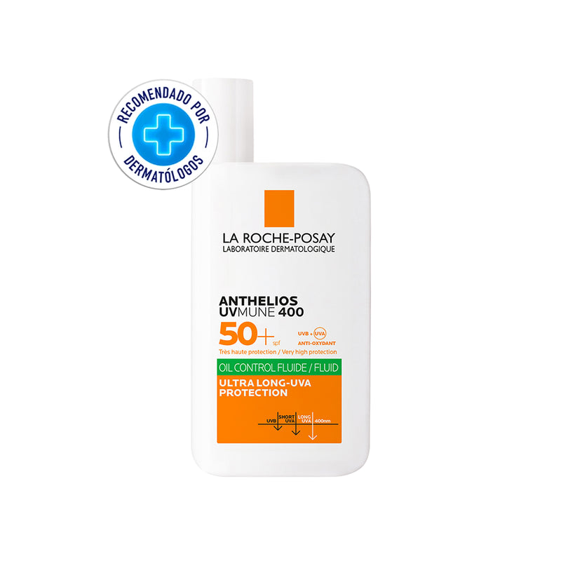 La Roche Posay Anthelios UVMune 400 Oil Control Fluido Sin Color x 50 ml