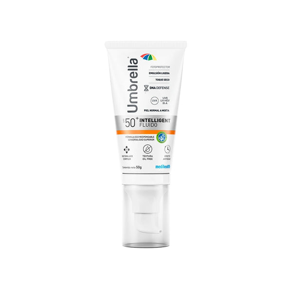 Medihealth Umbrella Fotoprotector Intelligent Fluido SPF50+ x 50 g