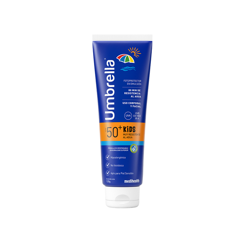 Protector Solar Infantil Umbrella Kids SPF50+ para la Mejor Protección - Medihealth