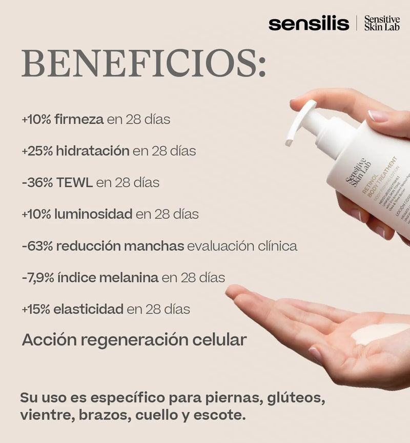 Sensilis Retinol Body Locion Corporal x 200 ml