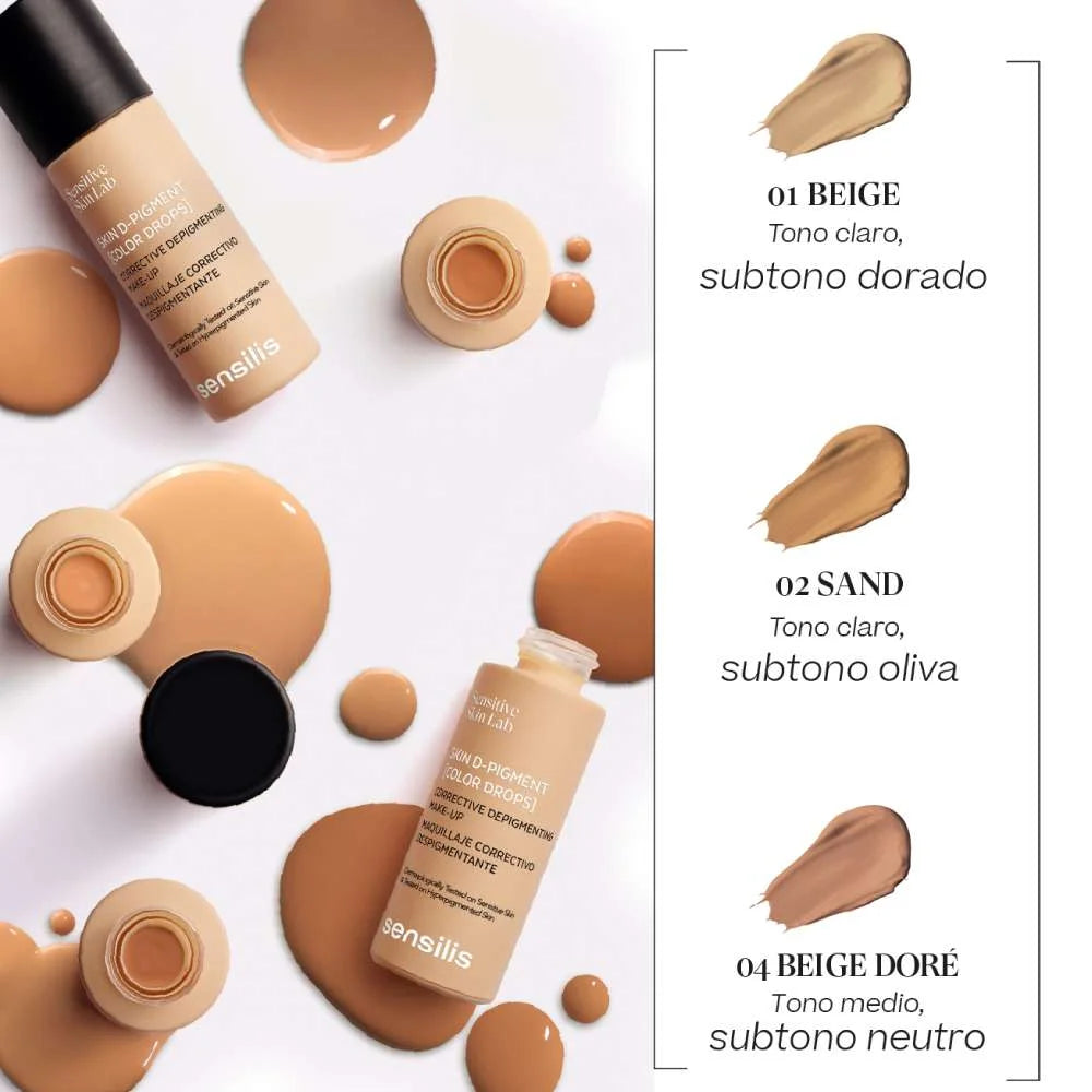 Sensilis Skin D-Pigment Base Tono Sand x 25 ml