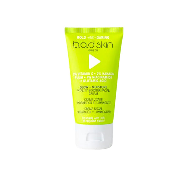B.a.d Skin Crema Facial Hidratacion y Luminosidad x 50 ml