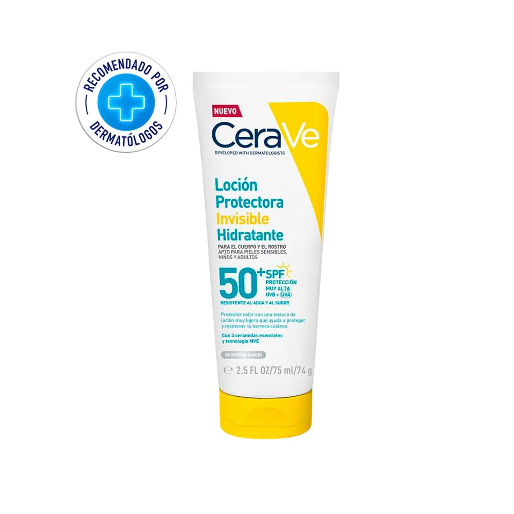 Cerave Locion Protectora Invisible Hidratante spf 50 x 75 ml - Cerave