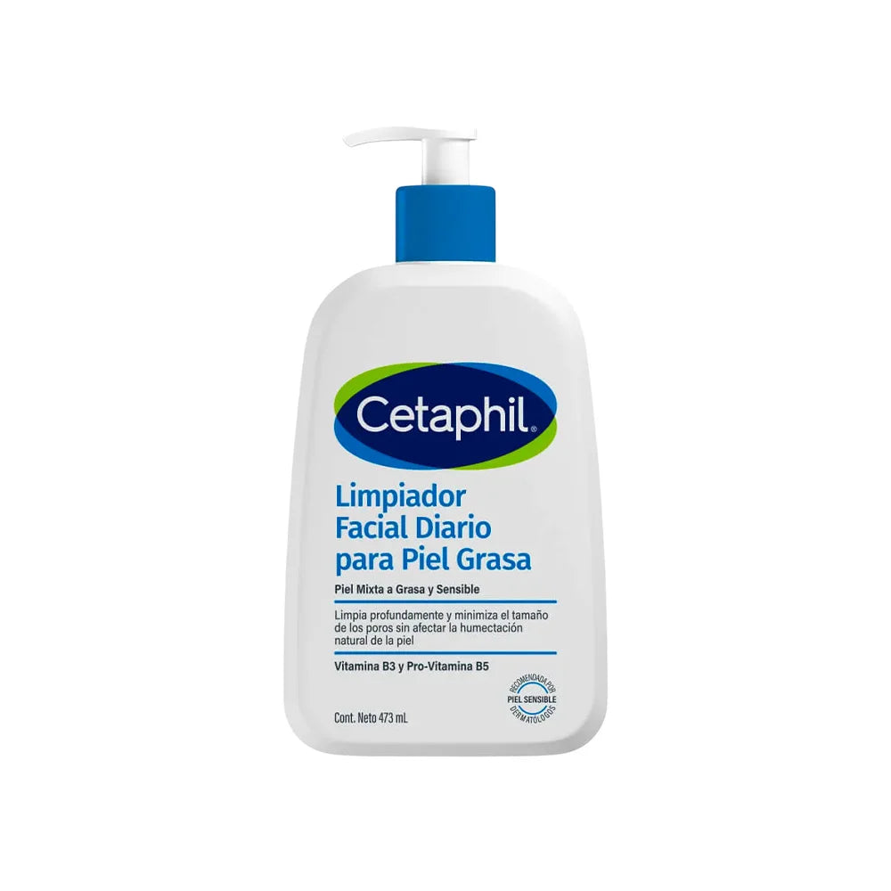 Cetaphil Limpiador Facial Piel Mixta A Grasa x 473 ml - Cetaphil - Cetaphil