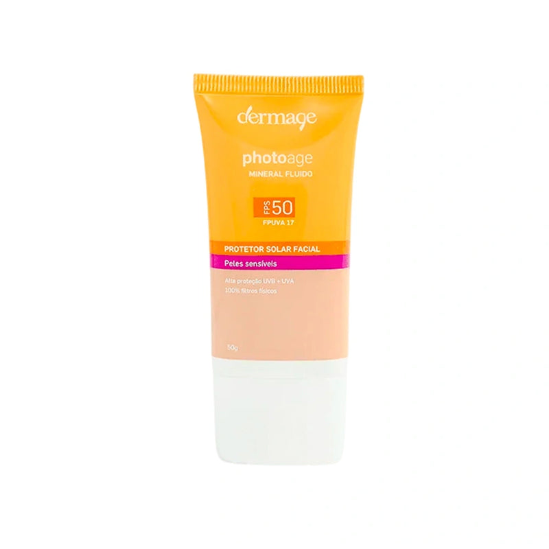 Dermage Photoage Mineral Fluido spf 50 Tono Claro x 50 gr - La Peau