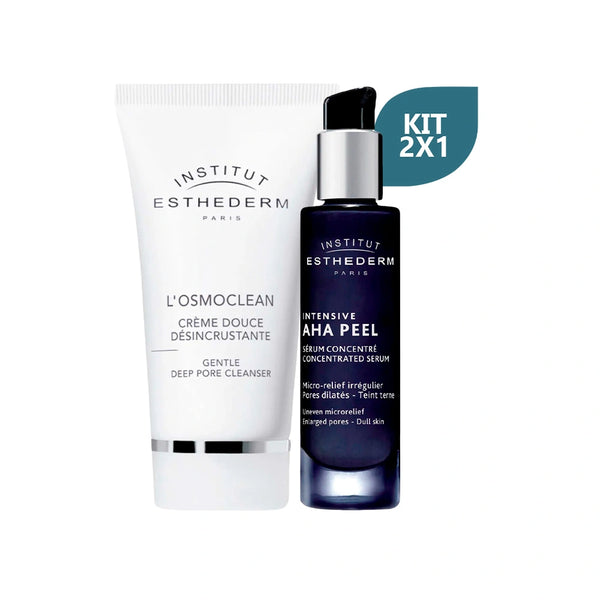 Kit Completo: Esthederm AHA Peel Serum y Mascarilla Osmoclean