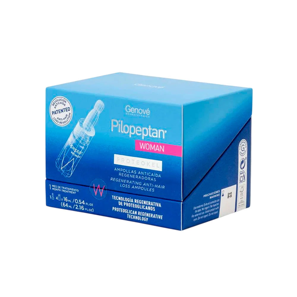 Genove Pilopeptan Woman Proteokel Caja x 4 Ampollas x 16 ml