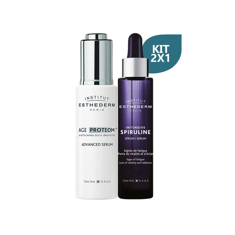 Kit Esthederm Age Proteom Serum + Intensive Spiruline - Esthederm
