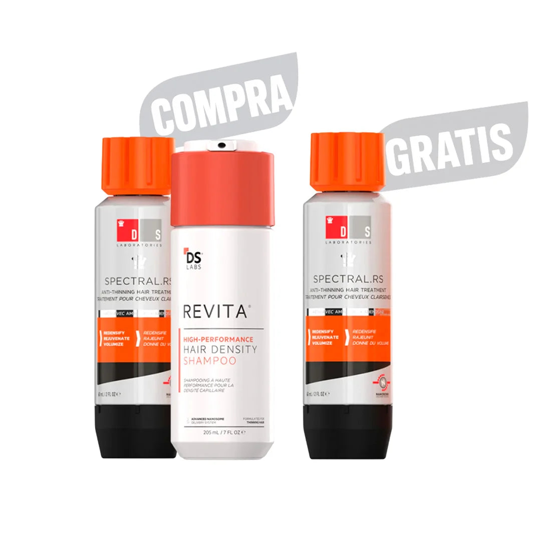 Kit Ds Labs Spectral RS x 60 ml + Ds Labs Revita Shampoo Anticaida x 205 ml Gratis Ds Labs Spectral RS x 60 ml - Ds