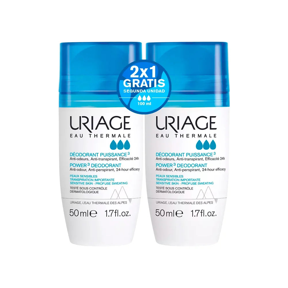 Kit Uriage Desodorante Poder 50 ml - Promoción Lleva 2