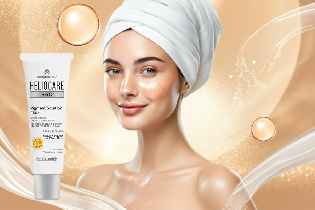 Heliocare 360 Pigment Solution Fluid SPF50: Protección solar avanzada con tecnología despigmentante