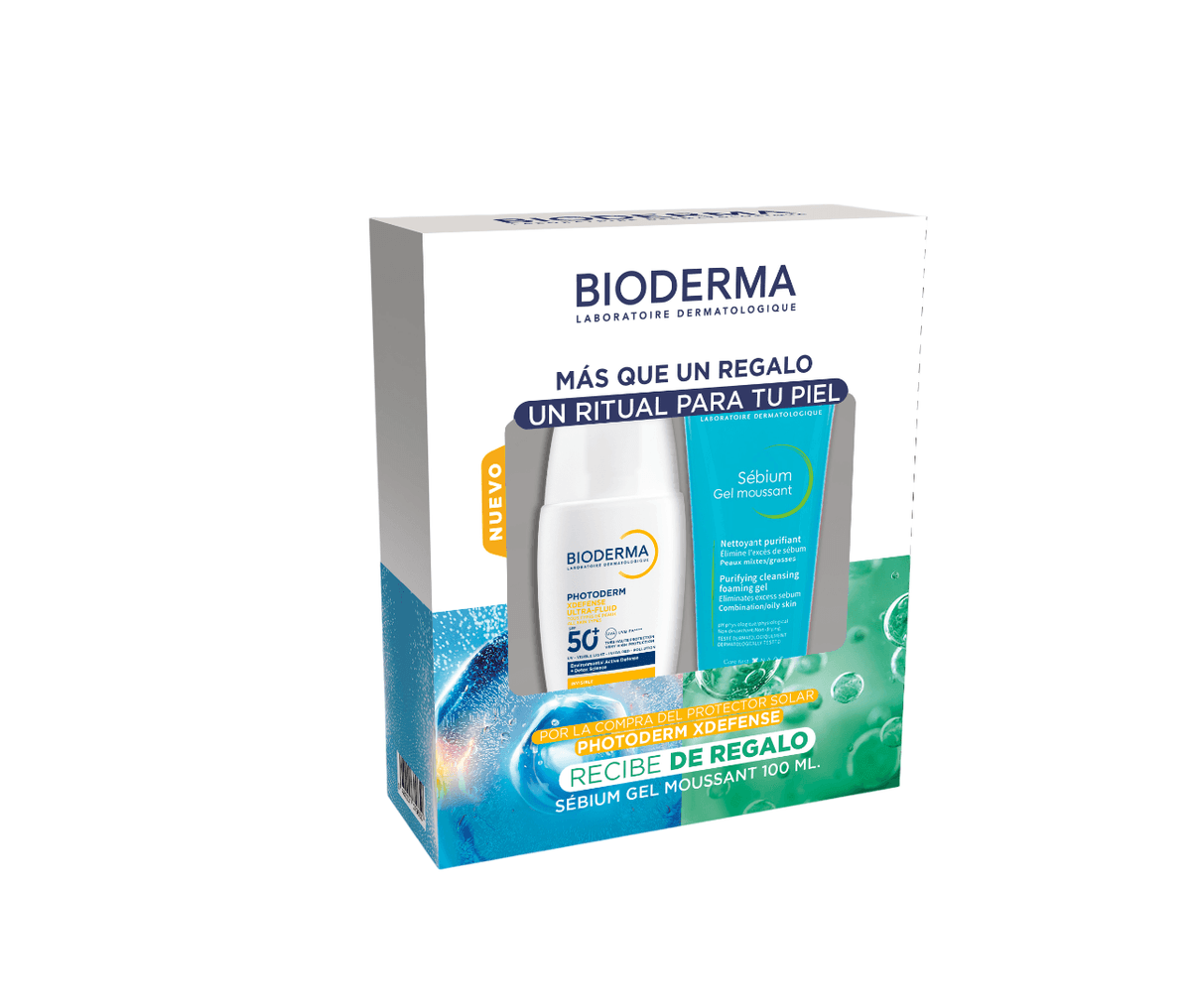 Kit Photoderm Defense Invisible x 40 ml Gratis Sebium Gel x 100 ml