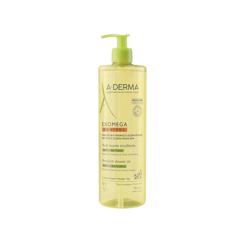 A Derma Exomega Control Aceite de Ducha Emoliente 750ml