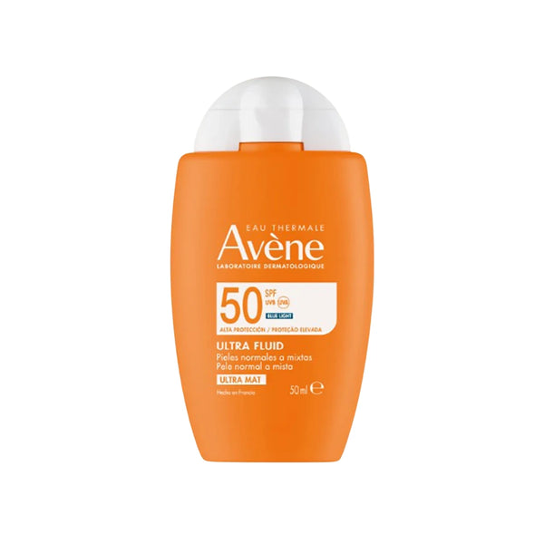 Avene Protector Solar Ultra Fluid Ultra Mat Sin Color x 50 ml