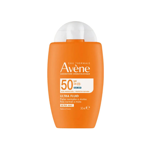 Avene Protector Solar Ultra Fluid Ultra Mat Sin Color x 50 ml - Avene