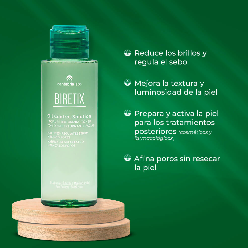 Cantabria Biretix Oil Control Solution Tonico Facial x 100 ml - Cantabria