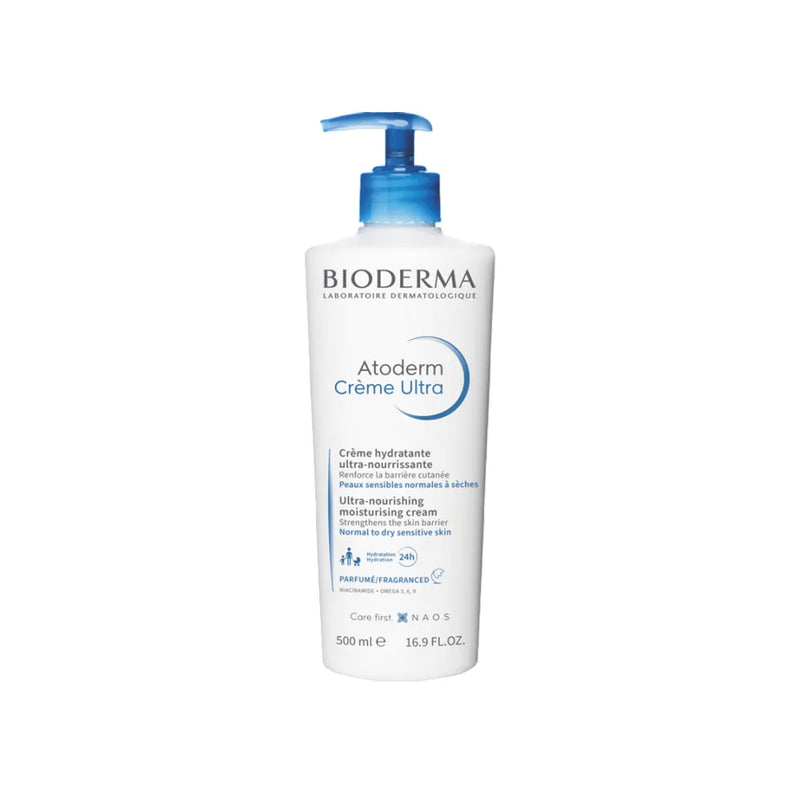 Bioderma Atoderm Crema Ultra 500 ml - Hidratación para Piel Seca - Bioderma