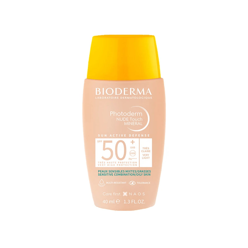 Bioderma Photoderm Nude Touch Mineral Tono Muy Claro x 40 ml - Bioderma