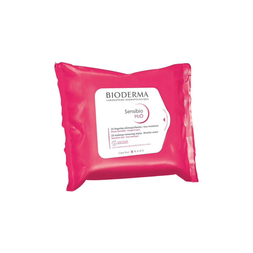 Bioderma Sensibio H2O Toallitas Desmaquillantes x 25 Unidades