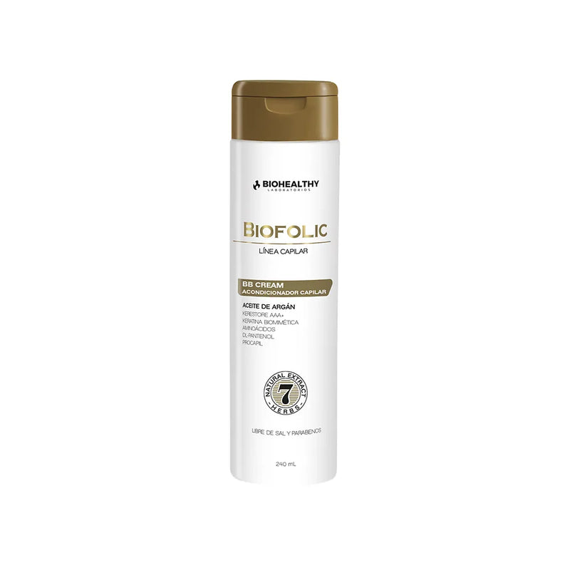Biohealthy Biofolic BB Cream Acondicionador Capilar x 240 ml - Biohealthy