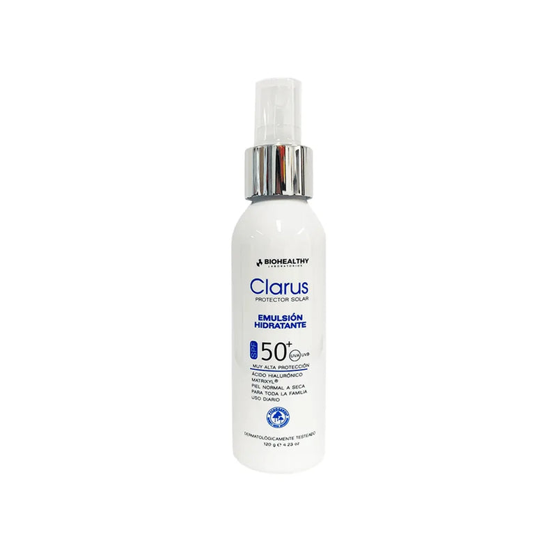 Biohealthy Clarus Protector Solar Emulsion Hidratante x 120 g - Biohealthy