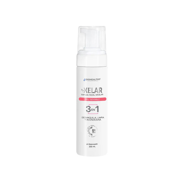 Biohealthy Xelar Espuma Facial Piel Sensible x 200 ml - Biohealthy