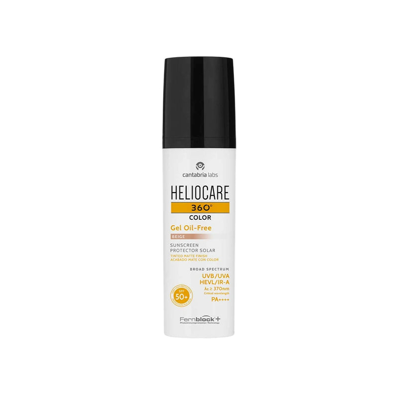 Cantabria Heliocare 360 Gel Oil Free Toque Seco Tono Beige SPF50 x 50 ml - Cantabria