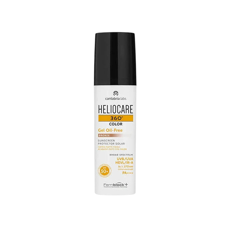 Cantabria Heliocare 360 Gel Oil Free Toque Seco Tono Bronze SPF50 x 50 ml - Cantabria