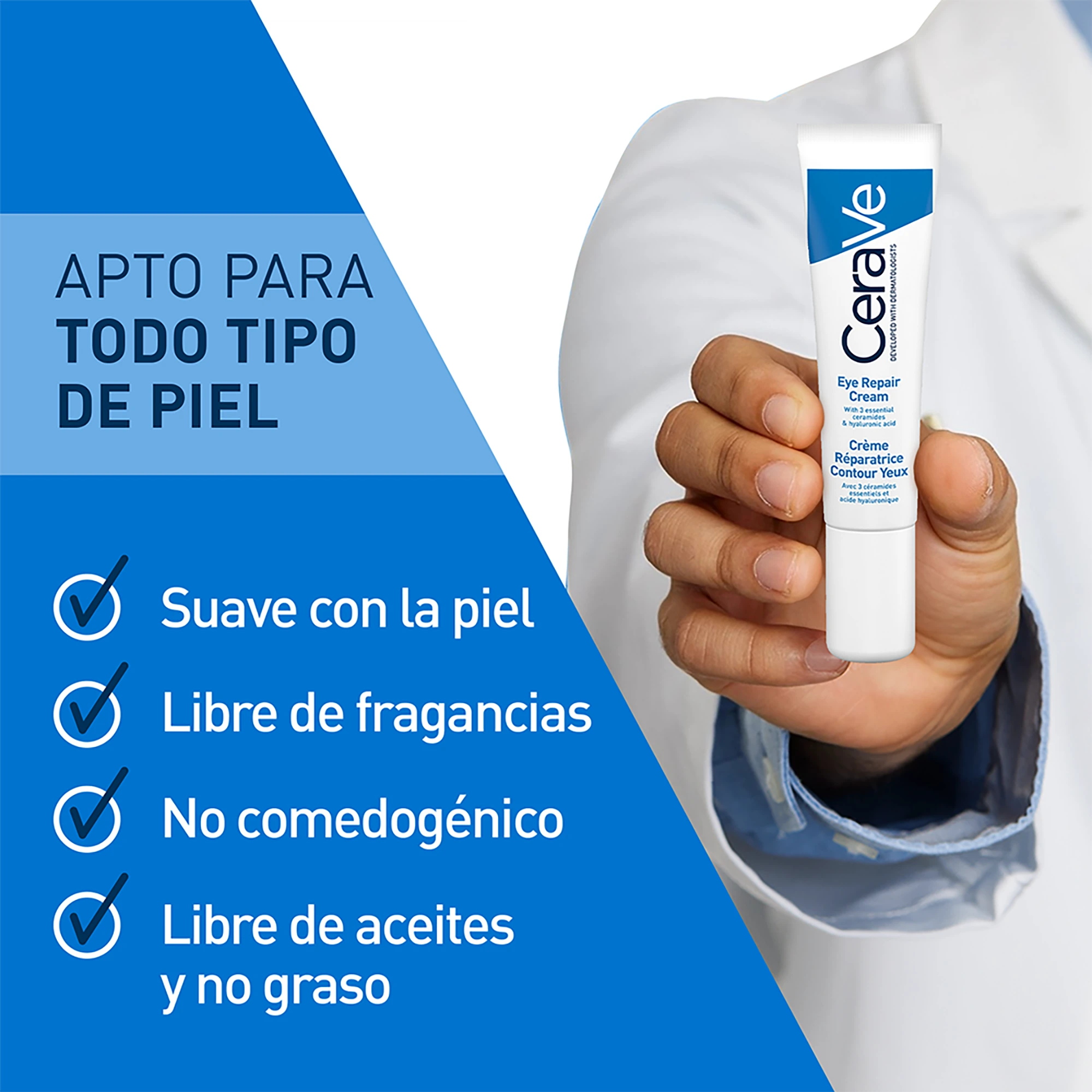 Cerave Contorno De Ojos Reparador x 14 ml - Cerave