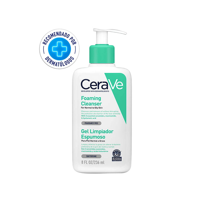 Cerave Gel Limpiador Espumoso x 236 ml - Cerave