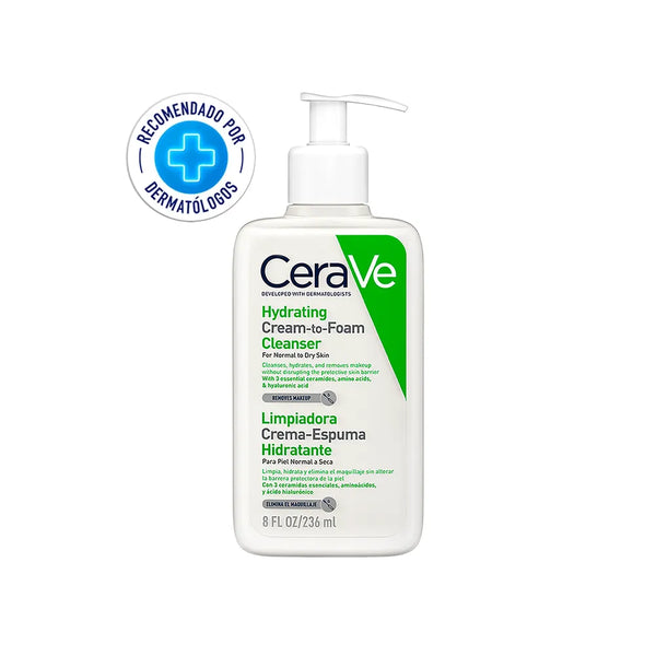 Cerave Limpiador Crema-Espuma Hidratante x 236 ml - Cerave