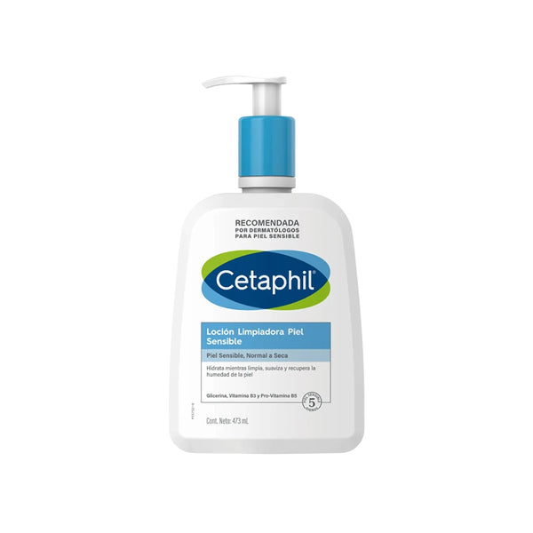 Cetaphil Locion Limpiadora Piel Sensible x 473 ml - Cetaphil