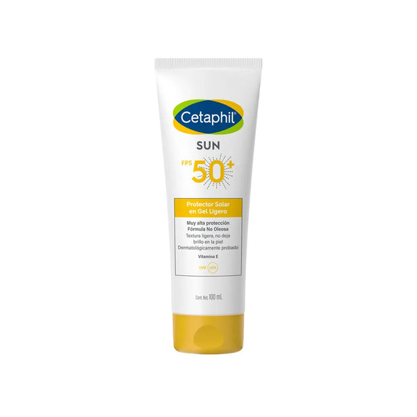 Cetaphil Protector Solar En Gel Ligero Sin Color x 100 ml - Cetaphil