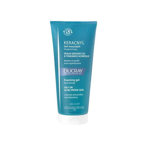 Ducray Keracnyl Gel Limpiador Espumoso x 200 ml - Ducray